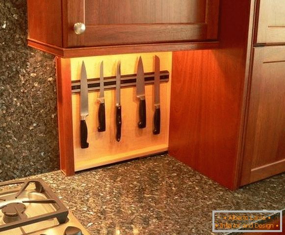 магнет за нож у кухињи