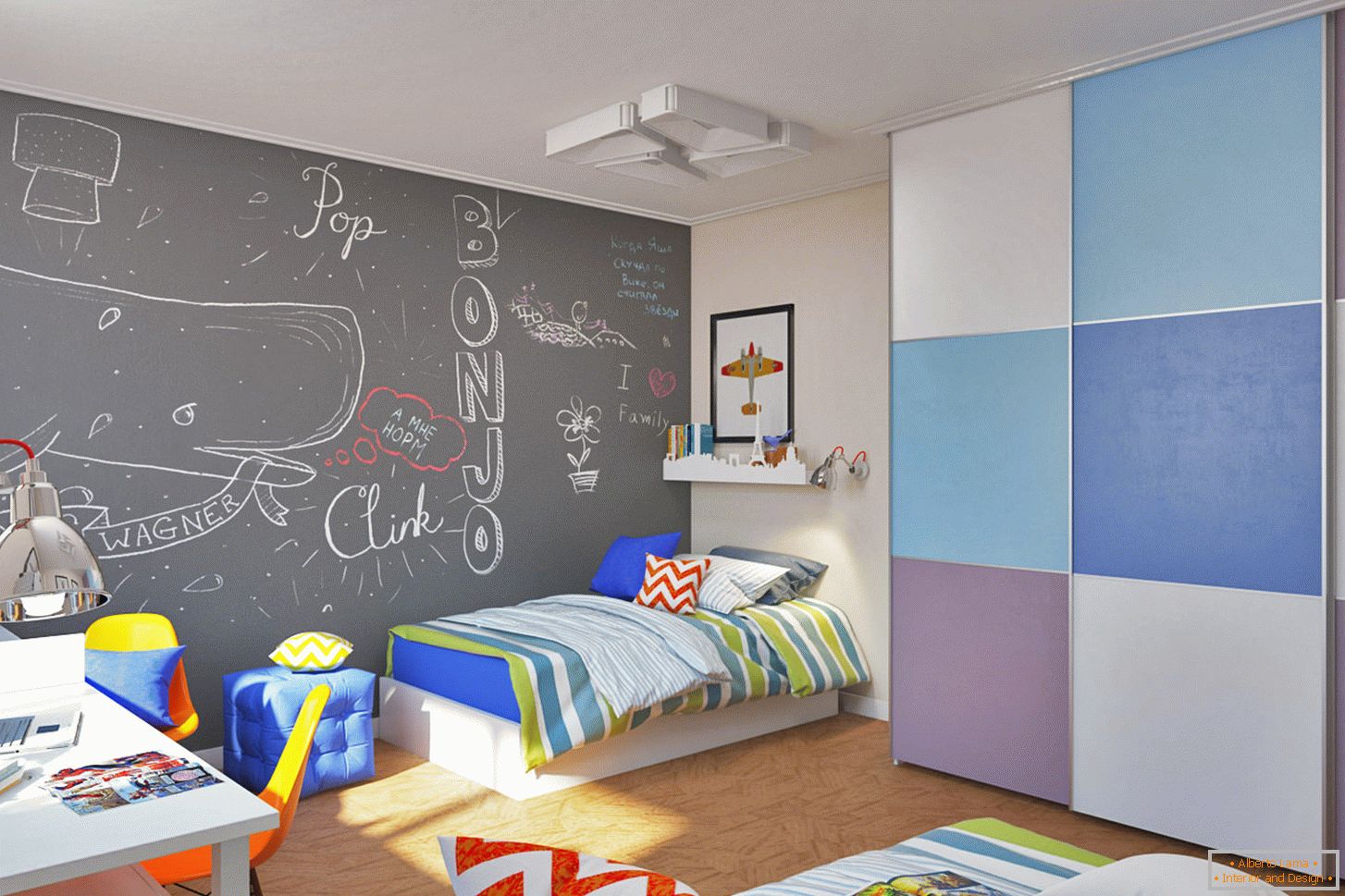 Дизајнирање дечије собе за двоје деце
