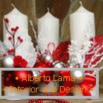 Декорне свеће за Нову годину