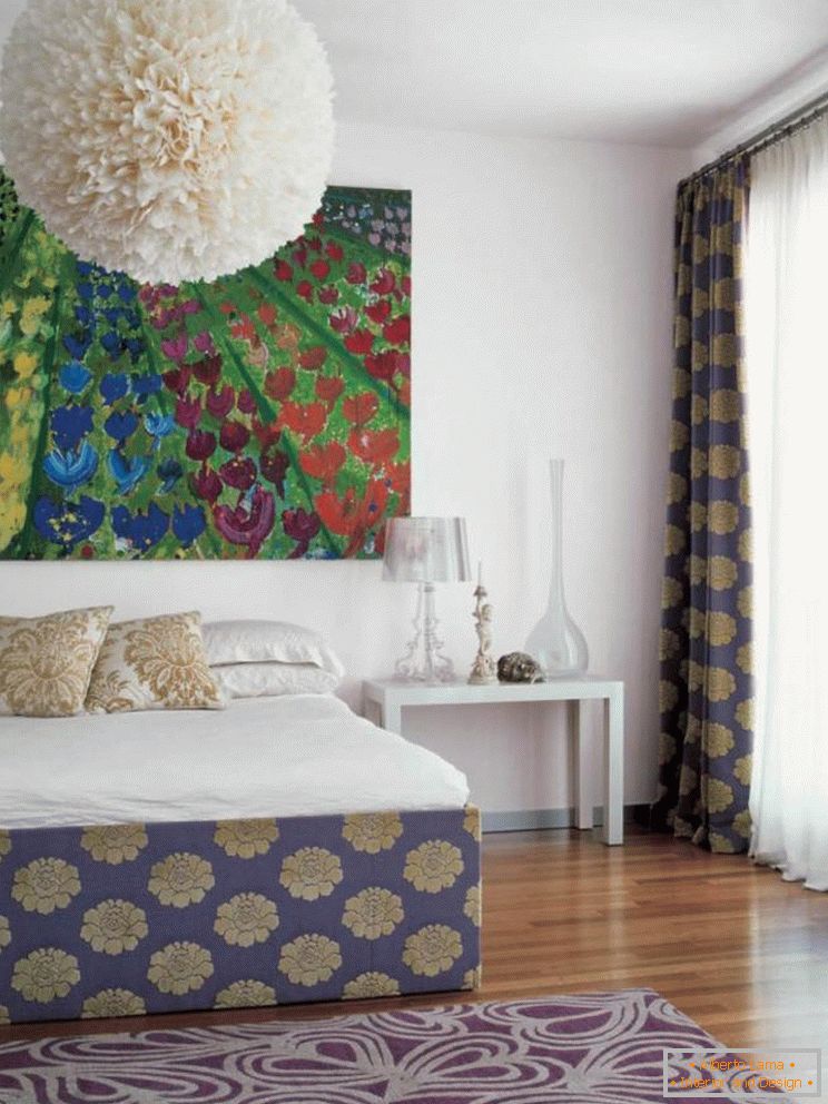 Дизајн светле спаваће собе у стилу Фенг Схуи
