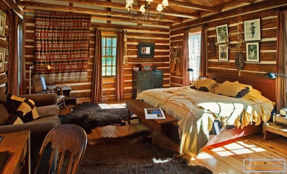 Спаваћа соба у природном стилу