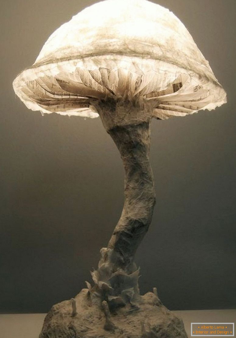 Лампа у облику печурке