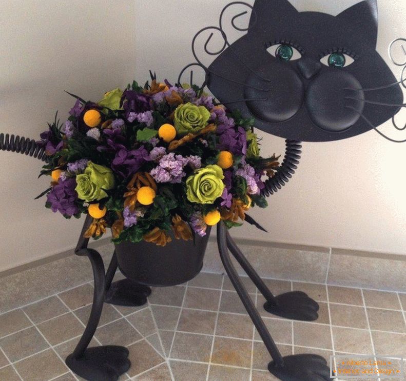 Мачка за цвеће
