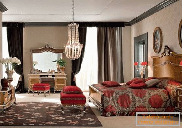Дизајн луксузне спаваће собе у приватној кући