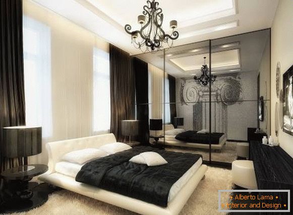 Дизајнирај спаваћу собу приватну кућу у стилу луксуза