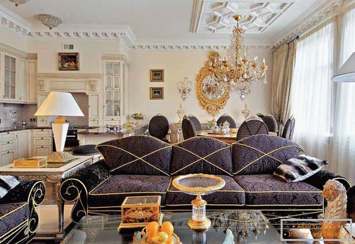 Луксузна верзија гостињске собе у стилу еклектицизма.
