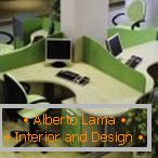 Канцеларијски намештај од зелене боје