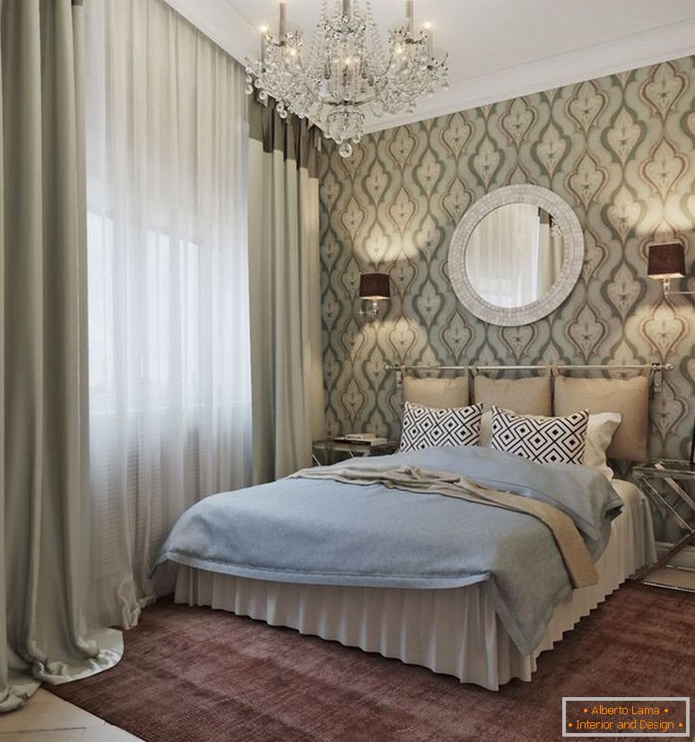Модерна спаваћа соба у класичном стилу
