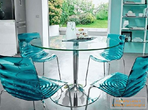 дизајнерске столице од стакла, фото 13