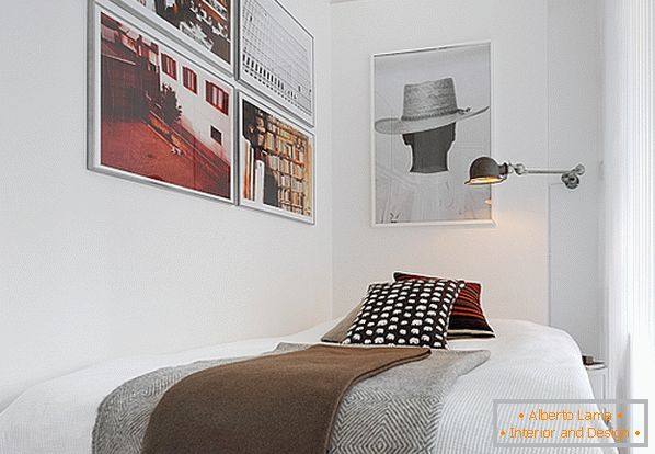 Спаваћа соба луксузних апартмана у Шведској