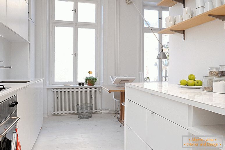Кухиња луксузних малих апартмана у Шведској