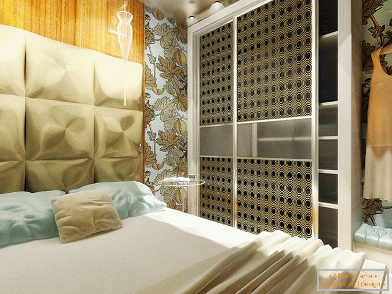 Удобна спаваћа соба у пастелним бојама