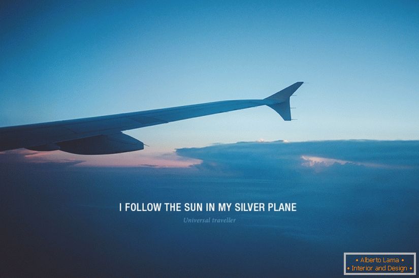 Пратим сунце у сребрном авиону