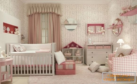 Унутрашњост собе за новорођенчад, фотографија 49