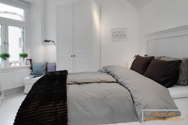 Спаваћа соба у скандинавском стилу у Готеборгу