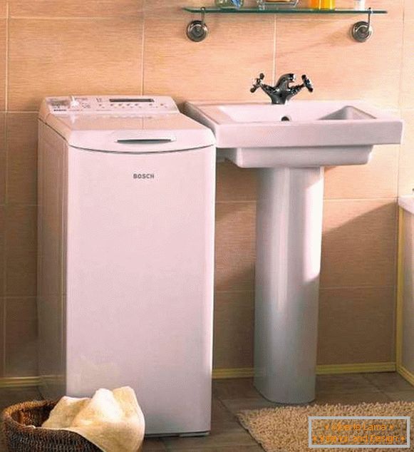 дизајн купатила са машином за веш, фото 22