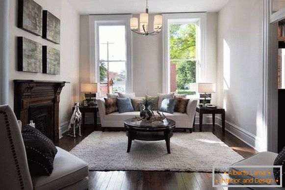 Како уредити намештај у дневној соби - фото интеријер приватне куће