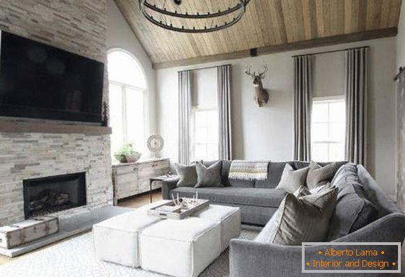 Предивна соба у вашој кући - комбинација материјала и стилова у унутрашњости