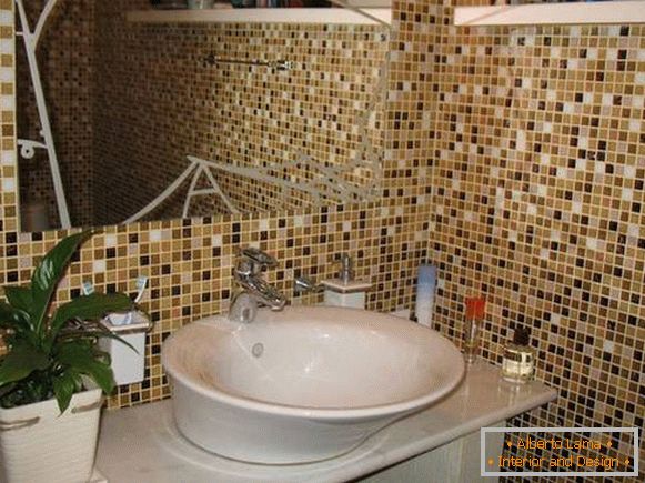 мозаик плочице за купатило, фотографија 28