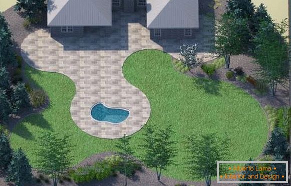 Планирање сеоске куће са базеном и терасом