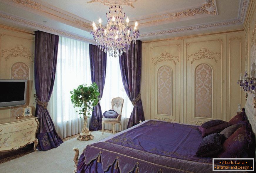 Дизајн краљевске спаваће собе
