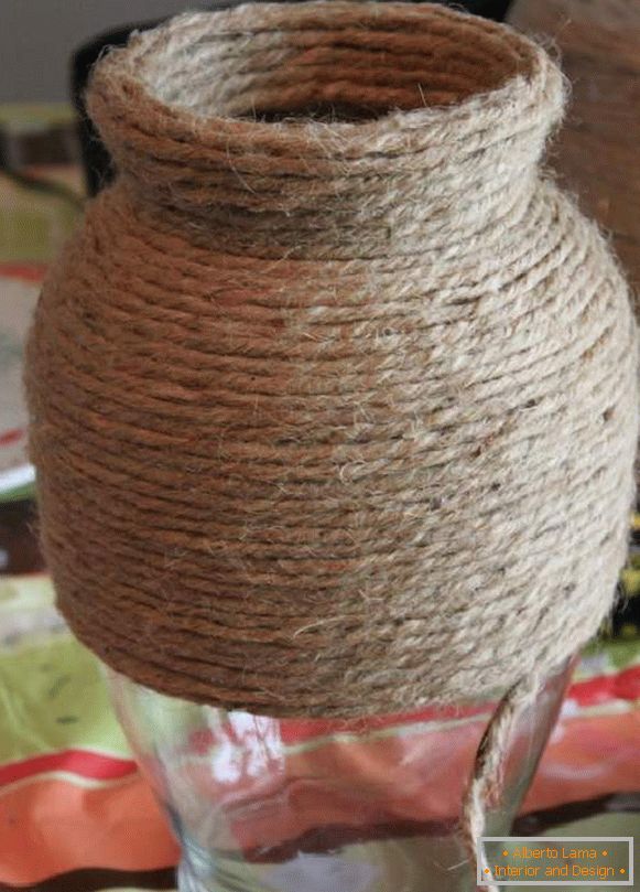 декоративне гране за вањске вазе с властитим рукама, фото 52