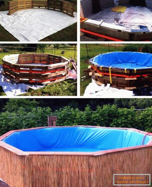 Дизајн базена за летњу резиденцију или двориште са сопственим рукама