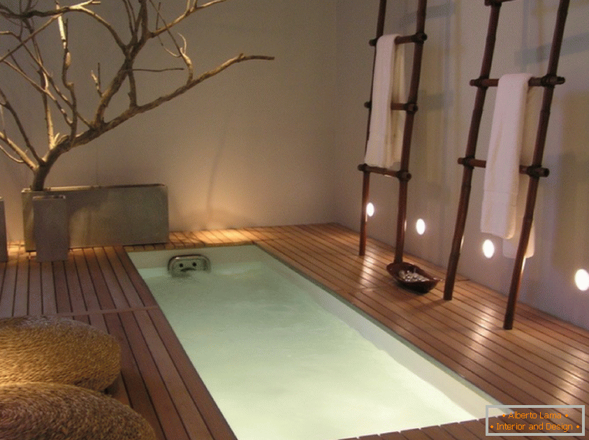 Јапански мотиви у купатилу декор