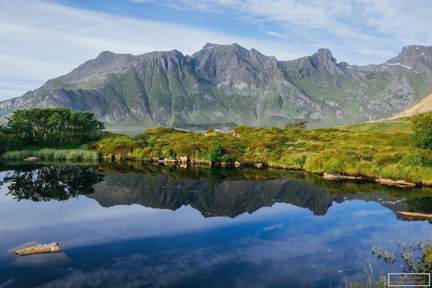 Шарен природни пејзаж у Норвешкој