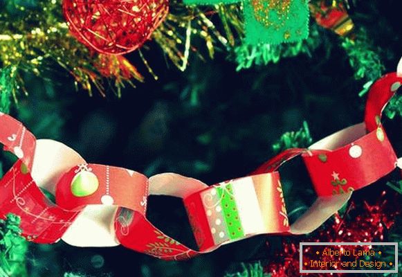 Божићни папирни вијенци с властитим рукама, фото 2