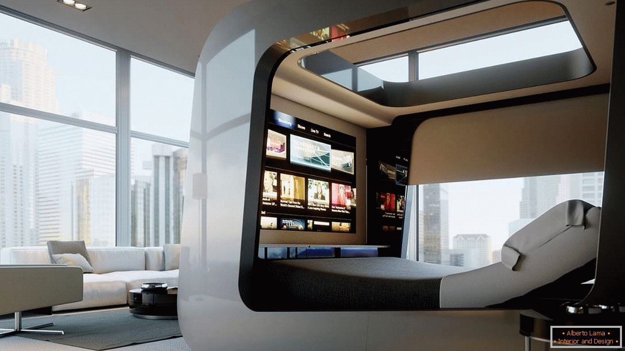 Необичан дизајн апартмана са панорамским прозорима
