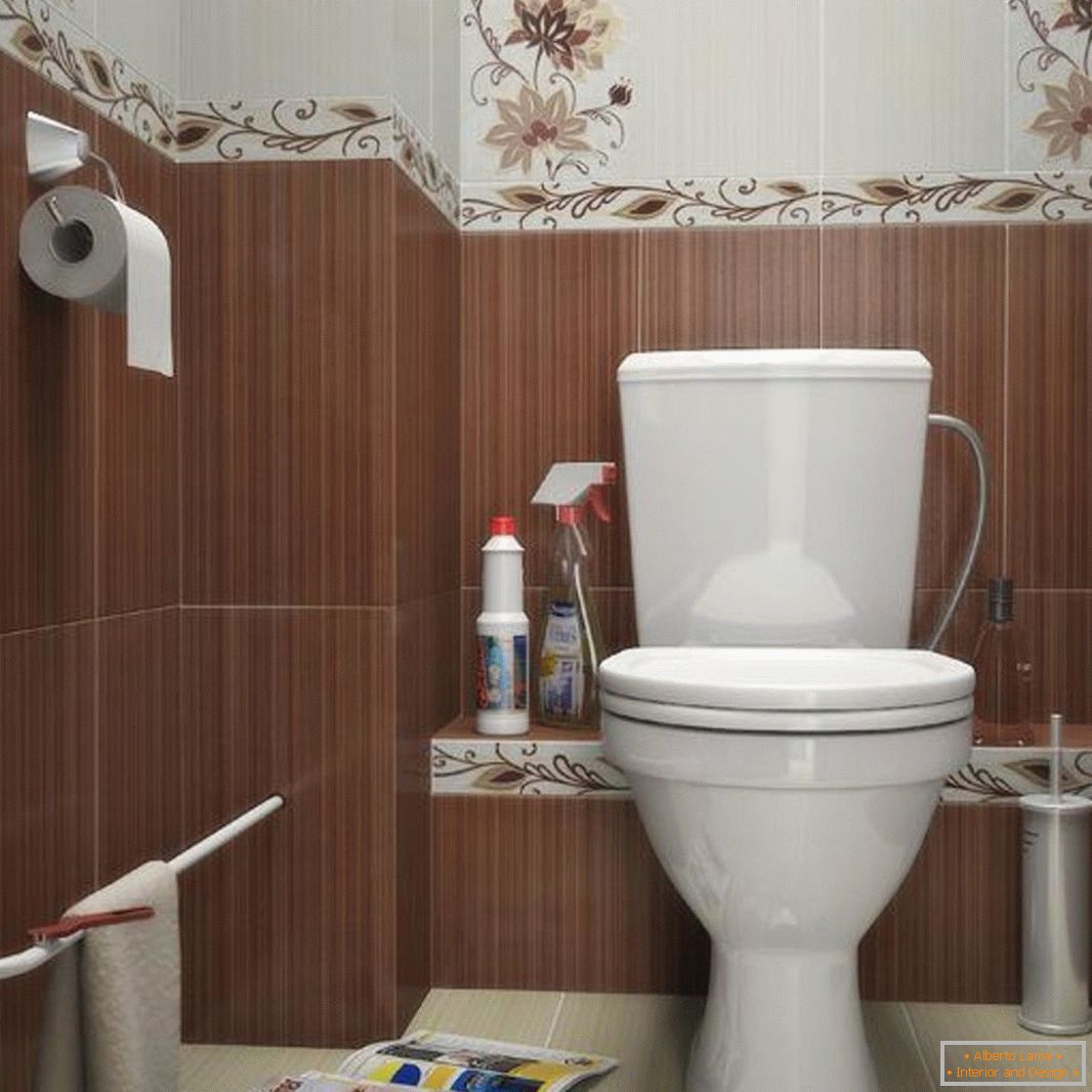 Цвјетни орнамент у дизајну тоалета
