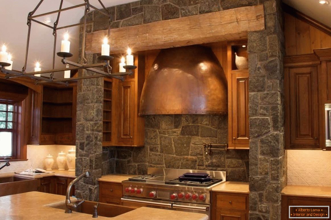 Пример полагања камена у кухињи