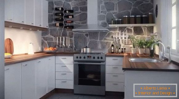 Поправка кухињских зидова властитим рукама слика 4