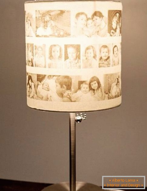 Столна лампа са фотографија