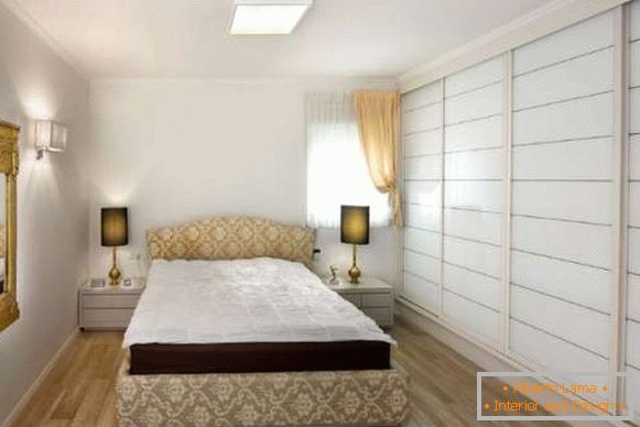 Бела гардероба у спаваћој соби - идеје за дизајн фотографија класика