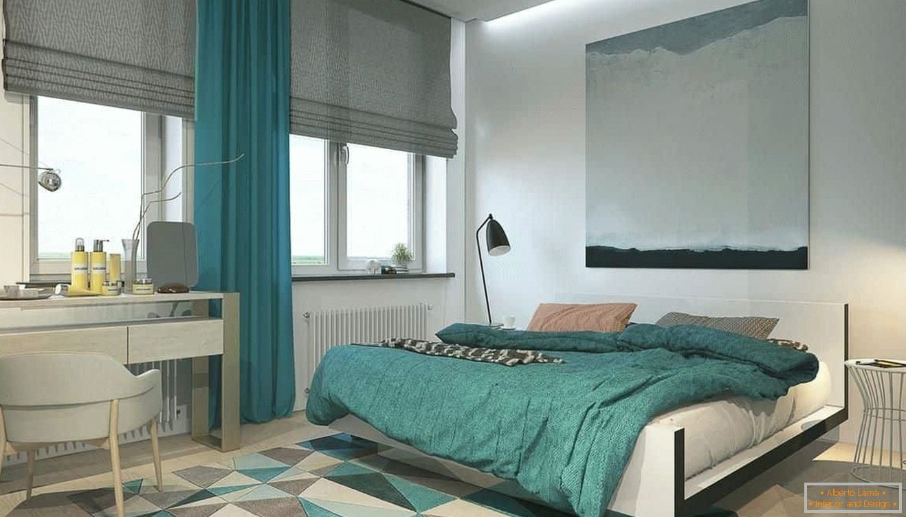 Скандинавски стил у спаваћој соби