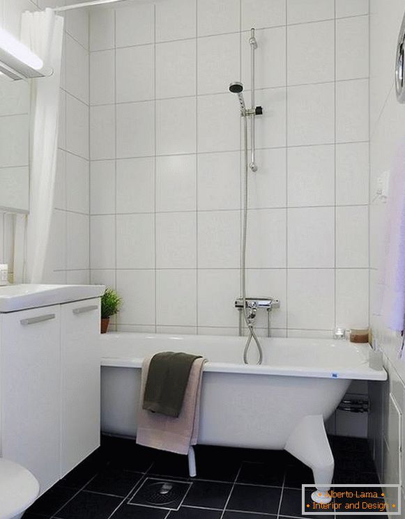 Скандинавски дизајн-купатило у стану