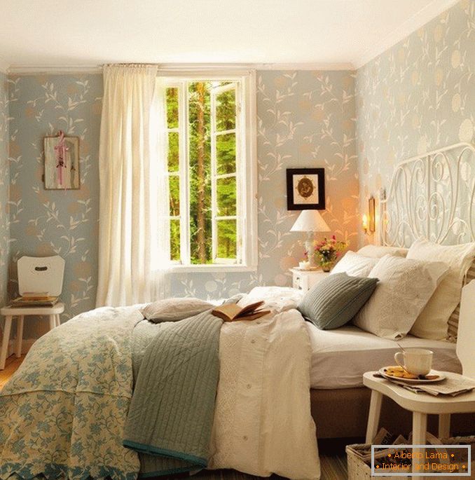 Спаваћа соба у рустичном стилу
