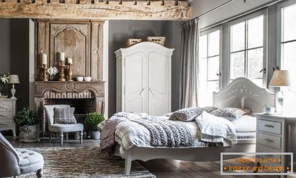 Дизајн спаваће собе у стилу Провансе - фото с идеями декора