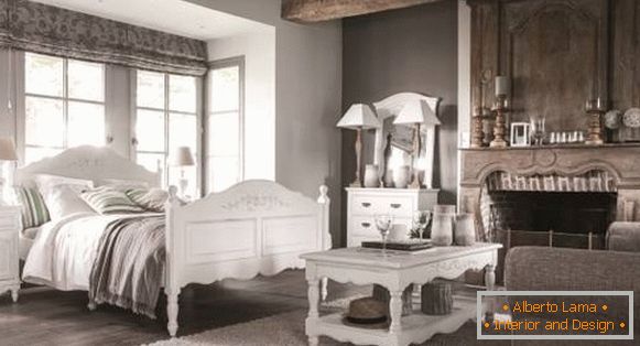 Прованс спаваћа соба дизајн с прекрасним намештајем