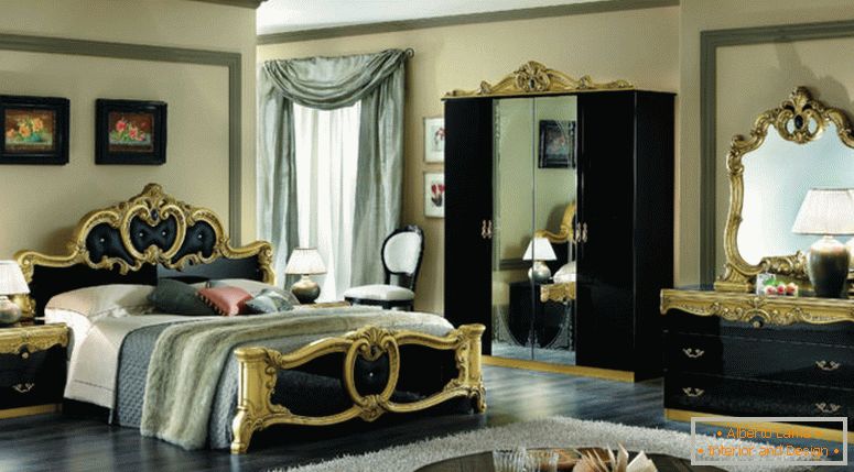 унутрашњи-спаваћа соба-у-стилу-барок-игра-контрасти