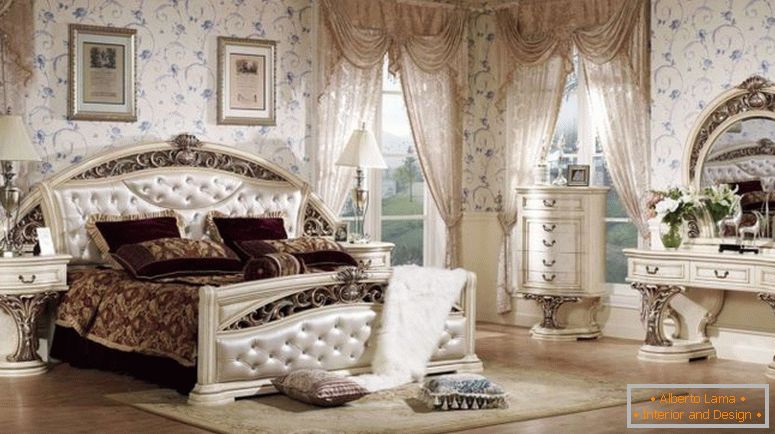 опција-декорација-спаваћа соба-у-стилу-барок