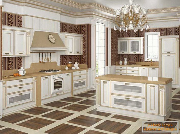 Изузетан стил барока у кухињи.