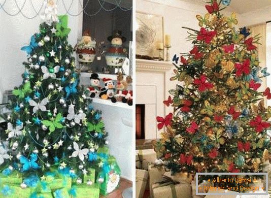 Божићно дрво-са-лептирима
