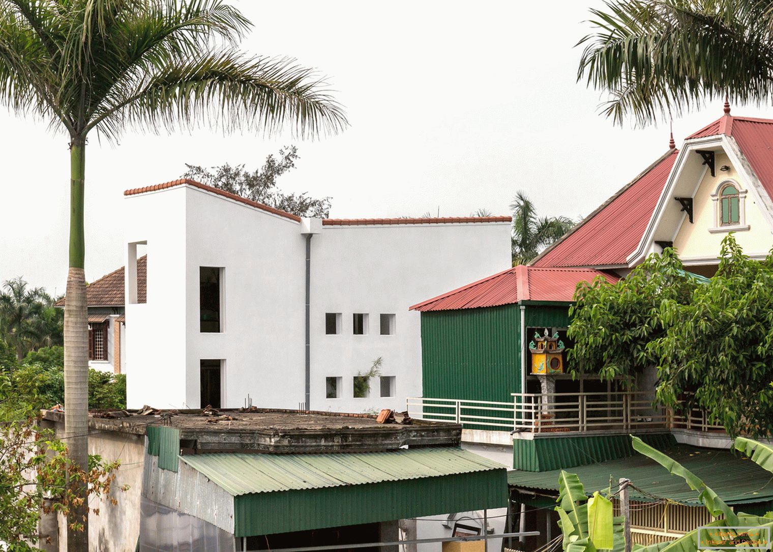 Уска бетонска кућа у Вијетнаму