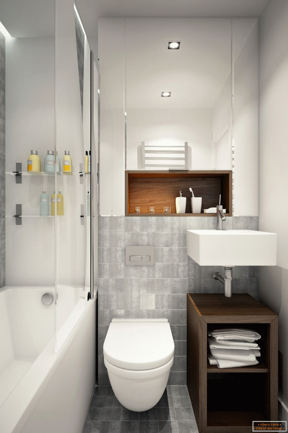 Дизајн купатила у белој боји