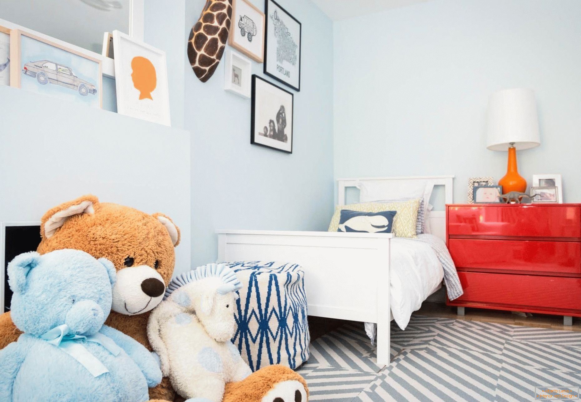 Норвешки стил у декорацији спаваће собе за дете