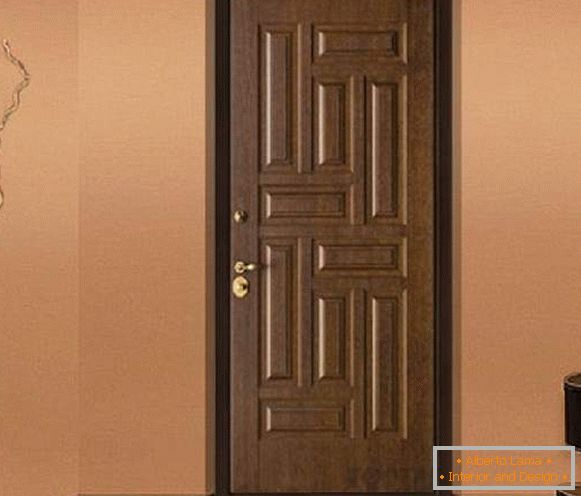 дрвена улазна врата за апартмане, фото 32
