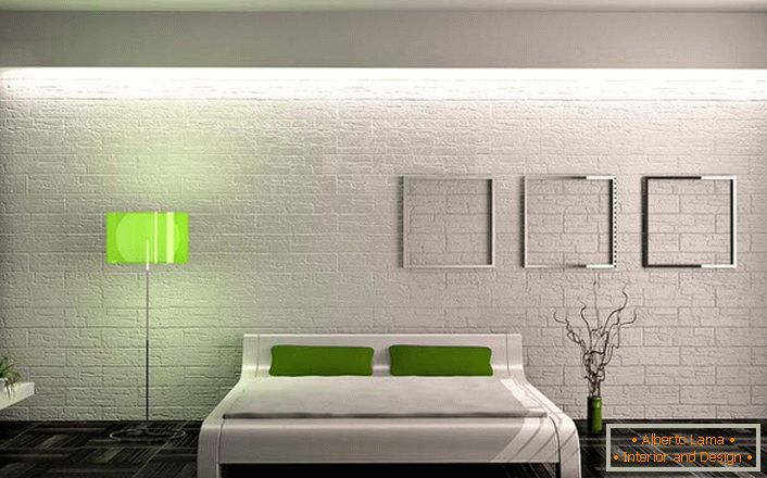 Спаваћа соба у минималистичком стилу - это минимум мебели и декоративных элементов. Не перегруженный интерьер оставляет спальню светлой и просторной.